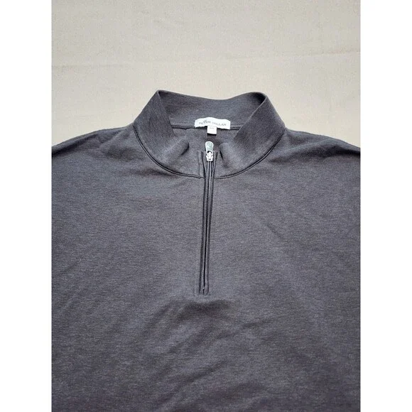 PETER MILLAR Men's 1/4 Zip Pullover Gray Size XXL - Picture 3 of 10